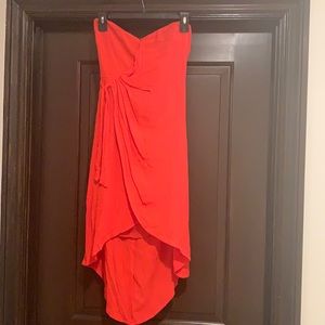 NWT - strapless faux wrap dress w/ sweetheart bust